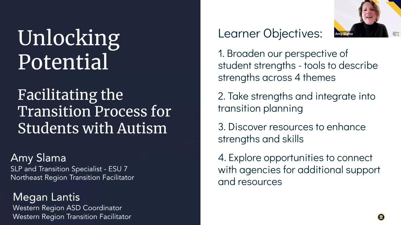 Module: Unlocking Potential:  Facilitating the Transition Process for Students with Autism - Micro Lesson: Introduction (2 minutes)