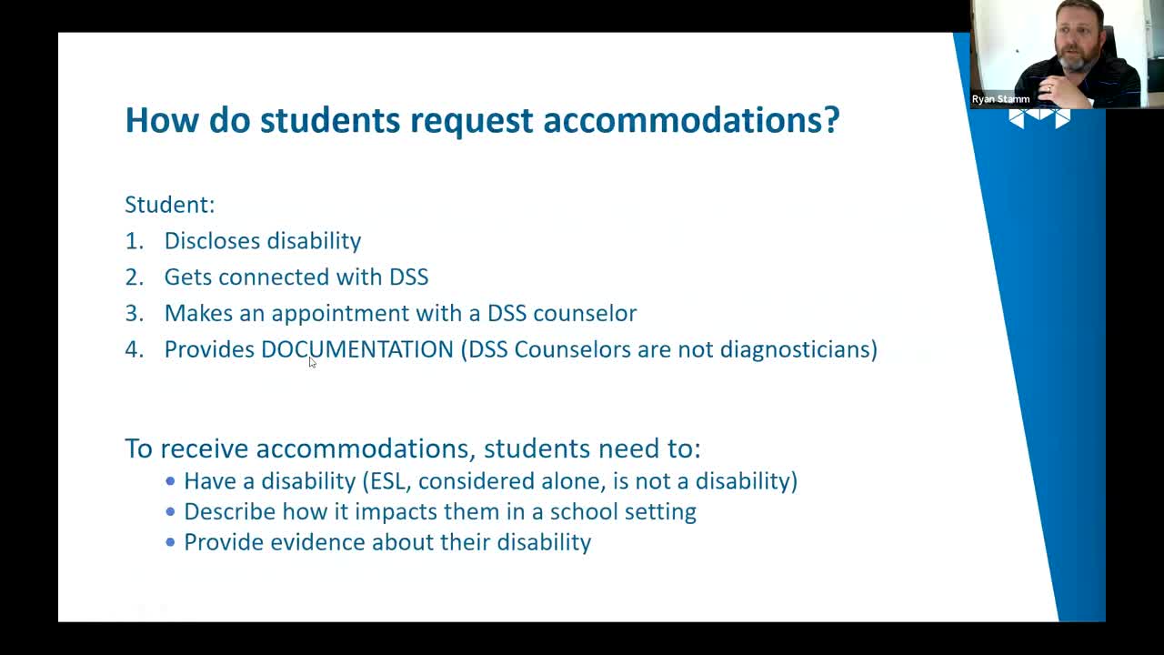 Module: Unlocking Potential:  Facilitating the Transition Process for Students with Autism - Micro Lesson: MCC: Role of Disability Support Services (6 minutes)