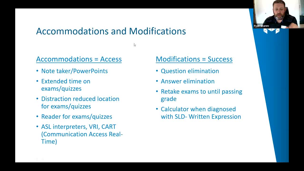 Module: Unlocking Potential:  Facilitating the Transition Process for Students with Autism - Micro Lesson: MCC: Accommodations and Modifications (8 minutes)