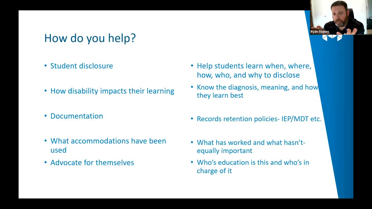 Module: Unlocking Potential:  Facilitating the Transition Process for Students with Autism - Micro Lesson: MCC: Role of Educator (5 minutes)