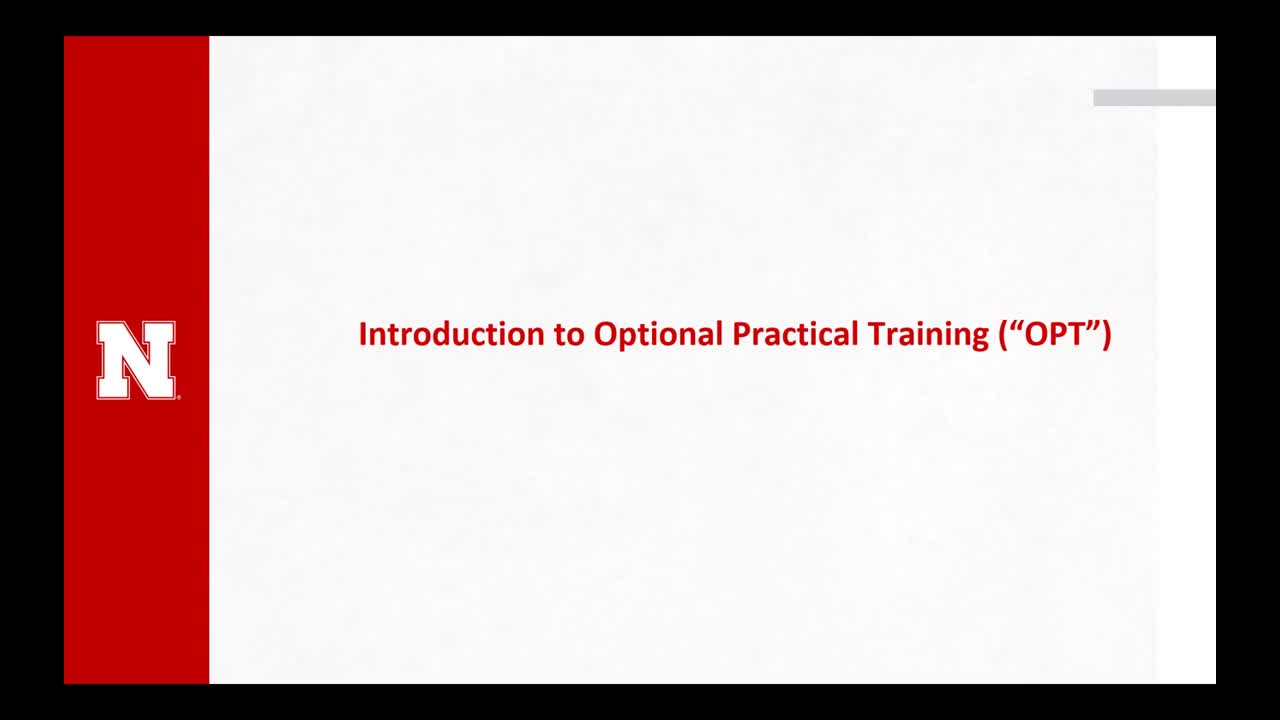 OPT - Introduction