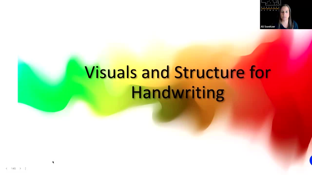 Online Training Module: Strategies for Students with ASD in the General Education Classroom - Micro Lesson: Visuals and Structure for Handwriting (4 minutes)