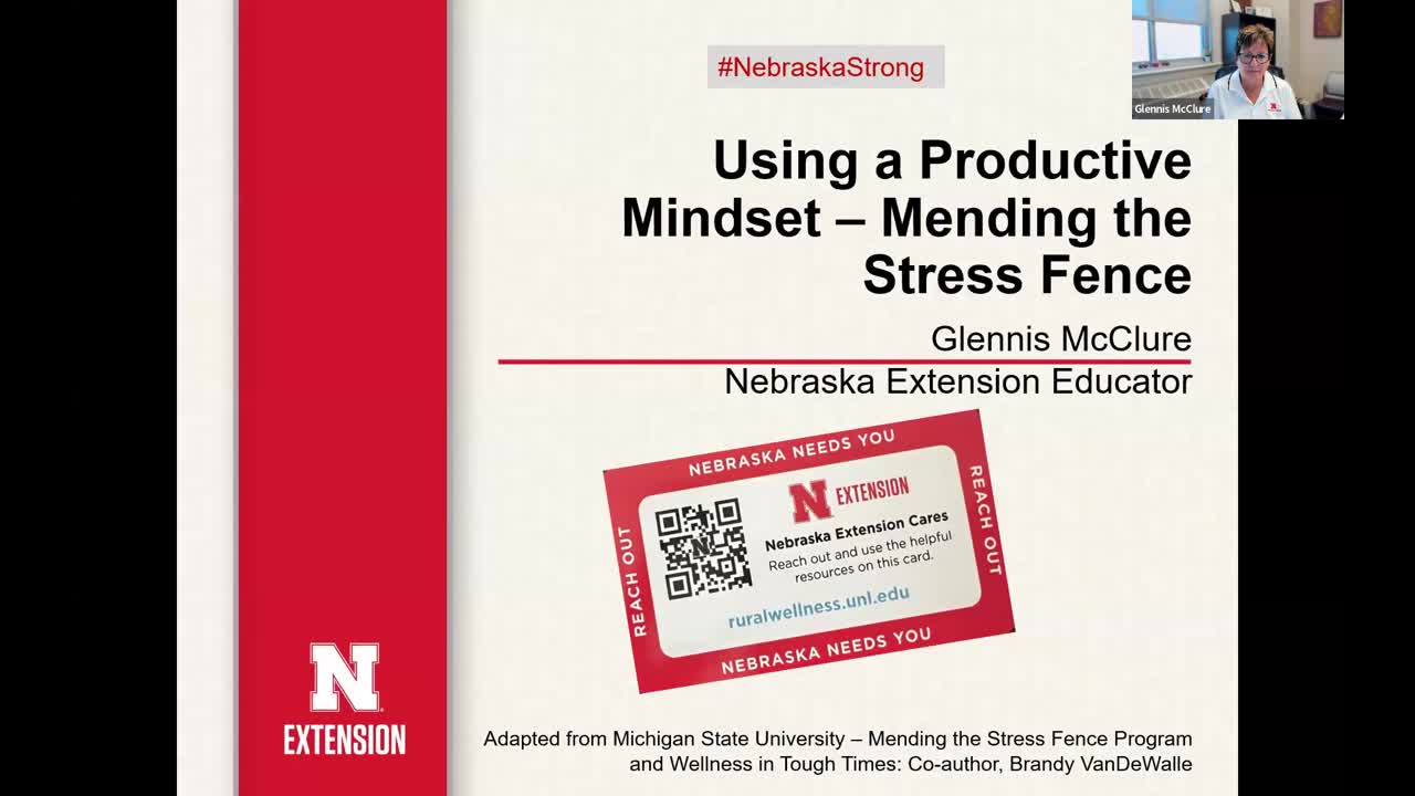 Mending the Stress Fence (Aug. 7, 2025 Webinar)