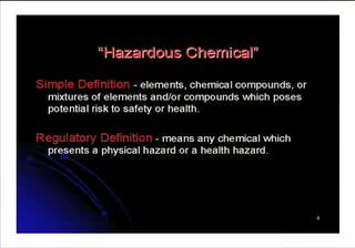 Chemical Safety: What You Don’t Know Can Hurt You!