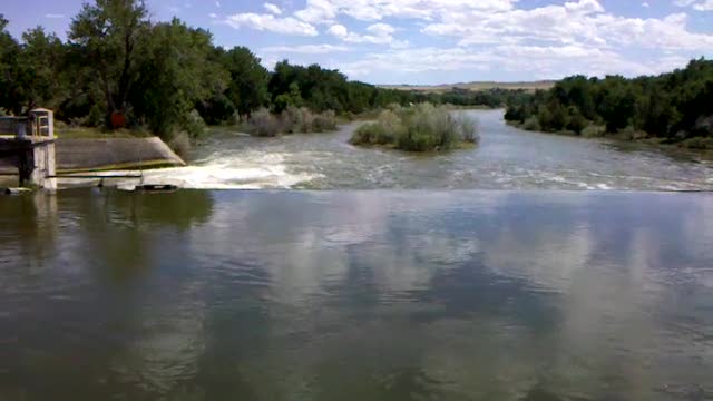 North Platte River Looking Downstream from Whalen Diversion Dam
