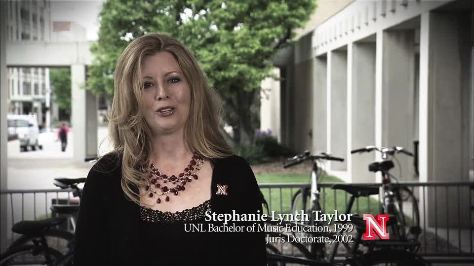 Go Big Red: Stephanie Lynch Taylor