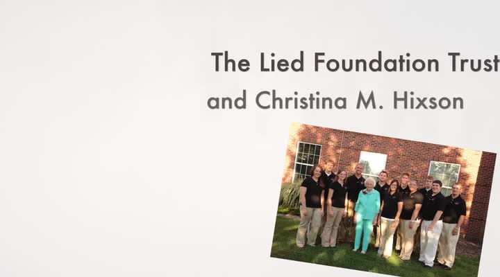 Meet Christina Hixson and learn about the Lied Foundation Trust