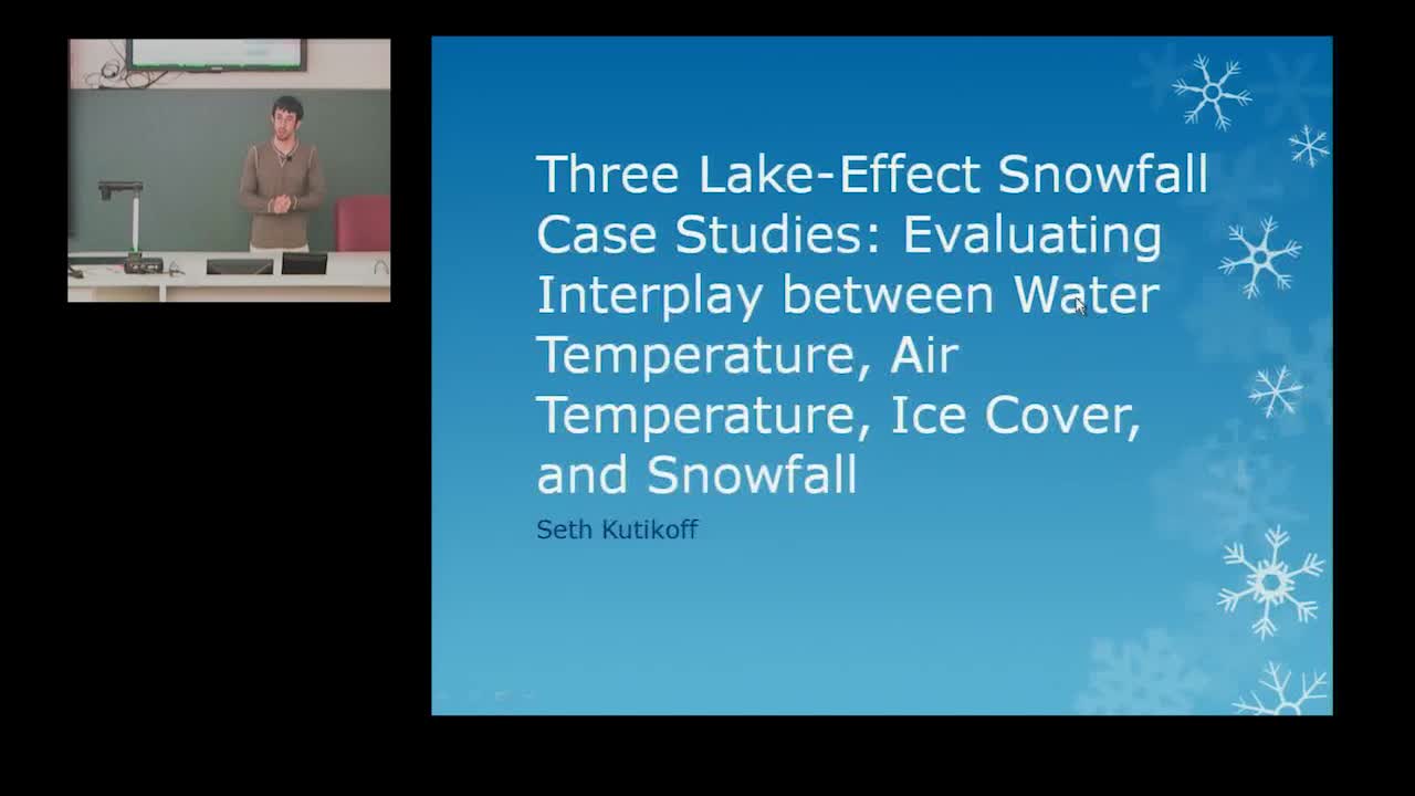Three Lake-Effect Snowfall Case Studies: Evaluating Interplay between Water and Air Temperature, Ice Cover and Snowfall