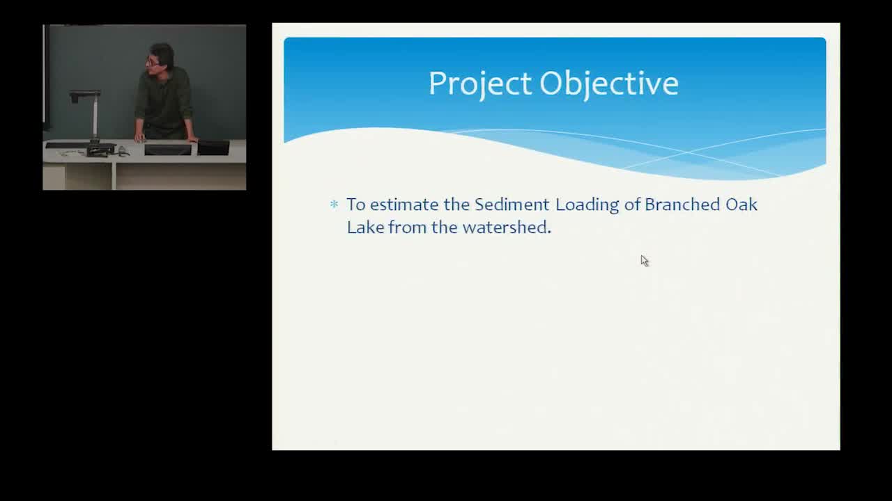 Sediment Load of Branched Oak Lake Watershed using ArcGIS