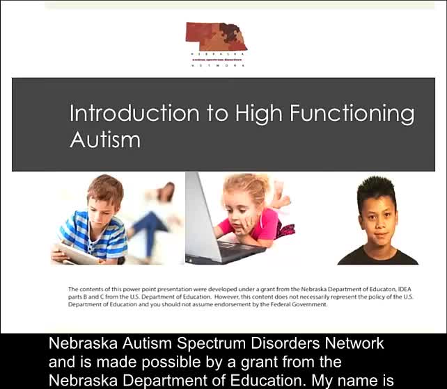 Introduction to High Functioning Autism