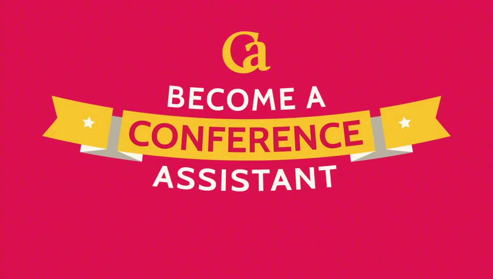 Become a Conference Assistant (best summer job EVER!) 