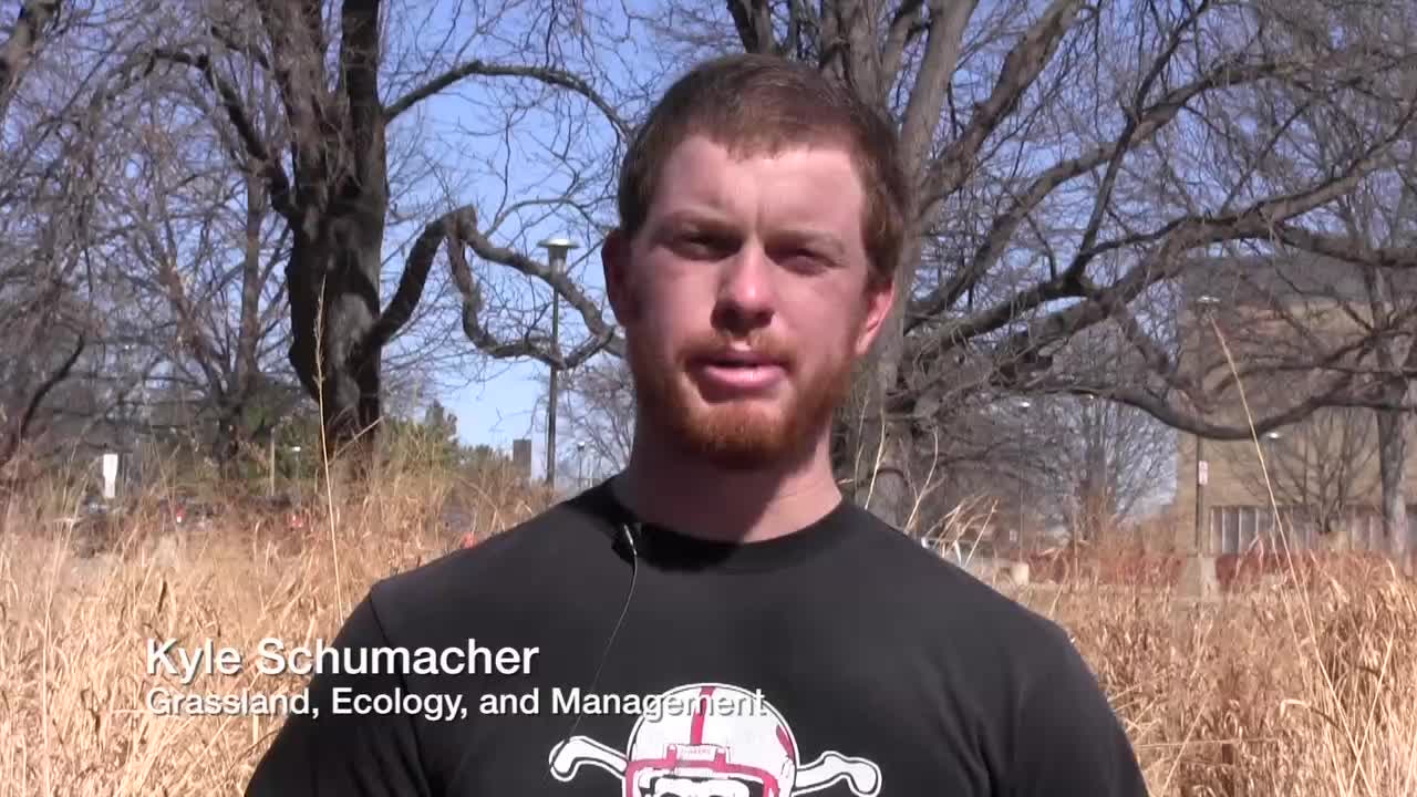 Kyle Schumacher - Grassland, Ecology and Management major