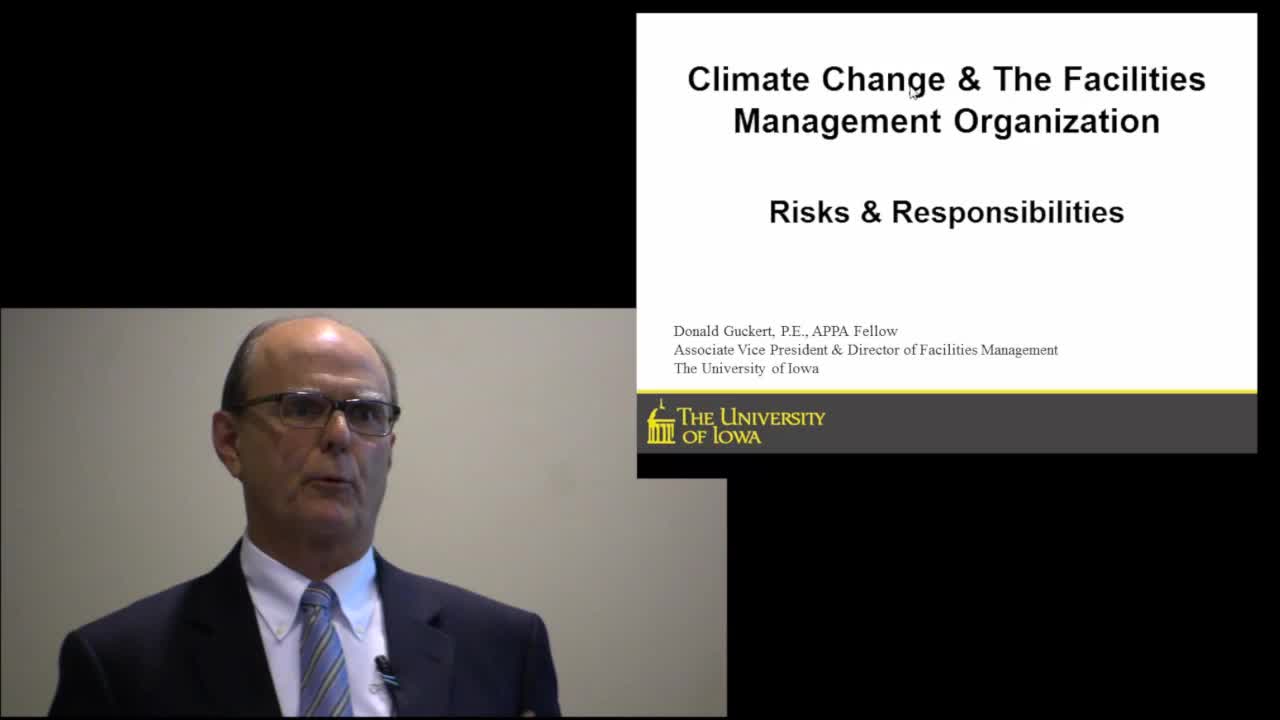 Climate Changes in Facilities Management Organization: Risk and Responsibilites