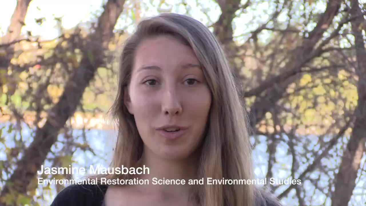 Jasmine Mausbach, Enivornmental Restoration Science Undergraduate Major