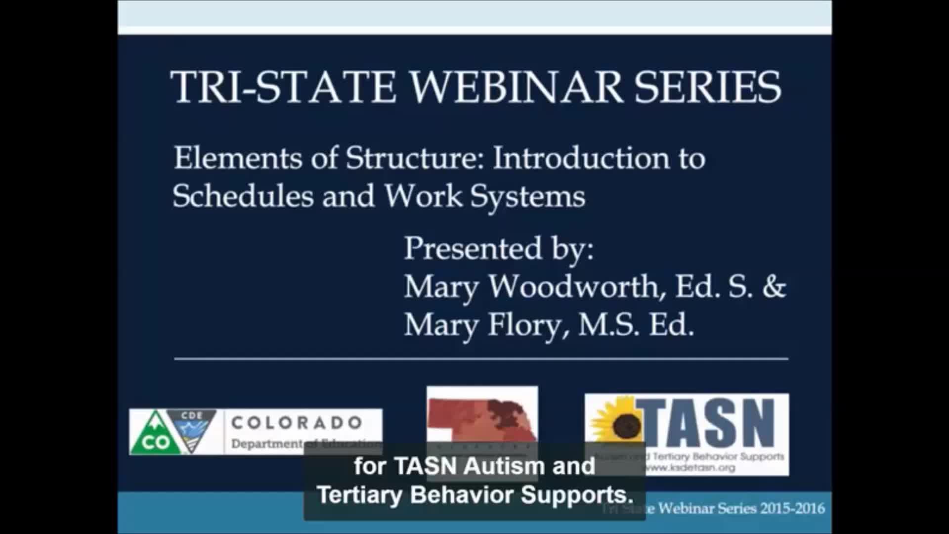 Elements of Structure: Assessing Student Schedules and Structured Work Systems