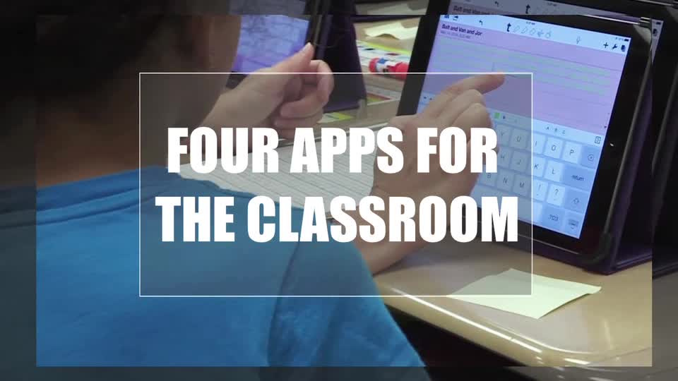Tech Edge, Mobile Learning In The Classroom - Episode 01, Four Apps for the Classroom