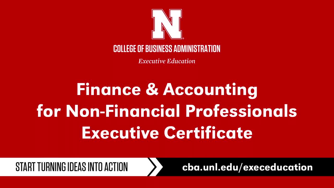 Finance & Accounting for Non-Financial Professionals Exec. Certificate Program 