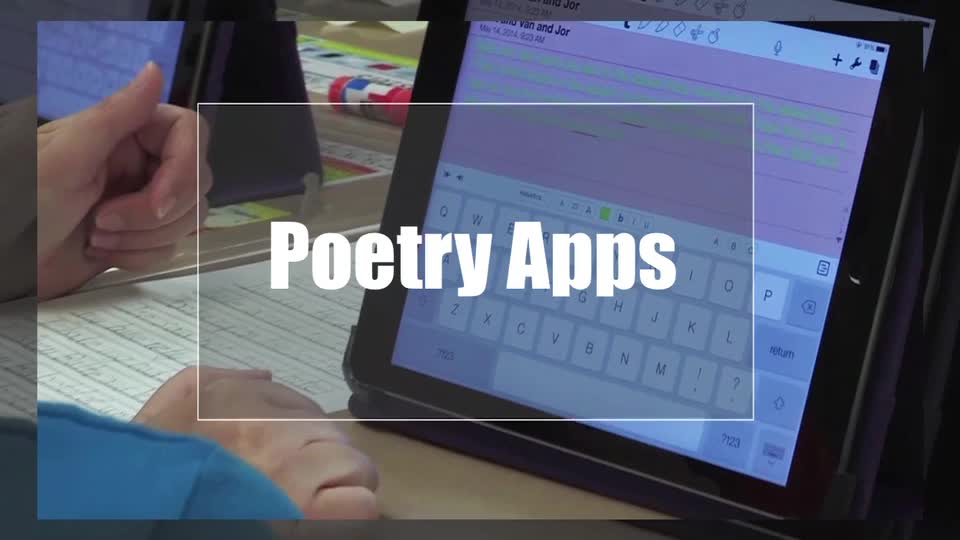 Tech Edge, Mobile Learning In The Classroom - Episode 08, Poetry Apps