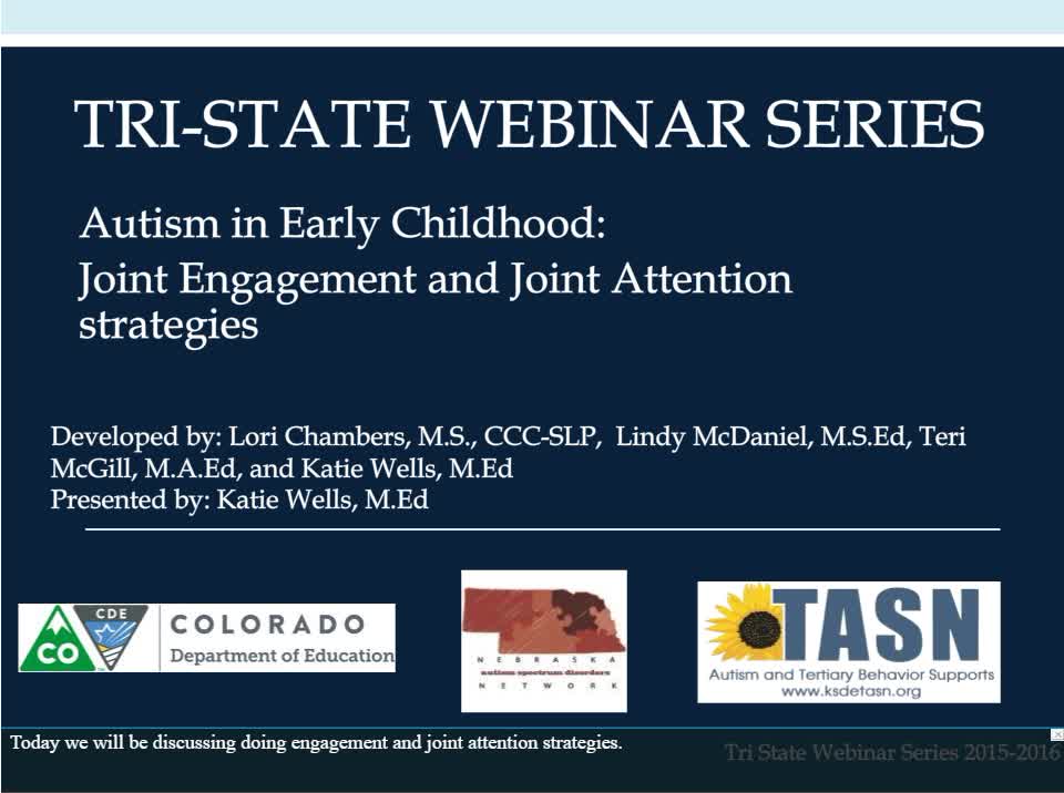 Autism in Early Childhood: Joint Engagement and Joint Attention strategies