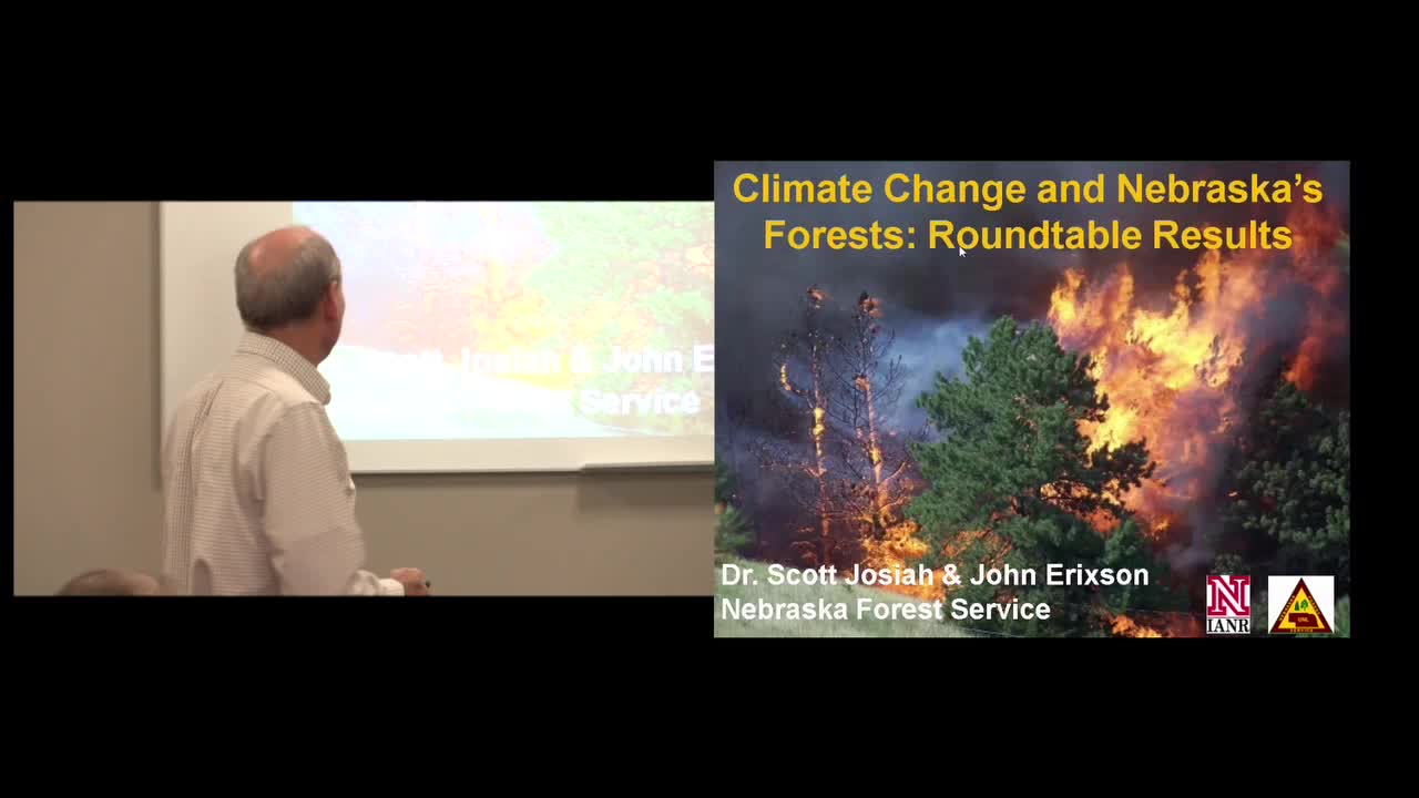 Nebraska Legislature - Special Committee - Climate Change Seminar - Forestry