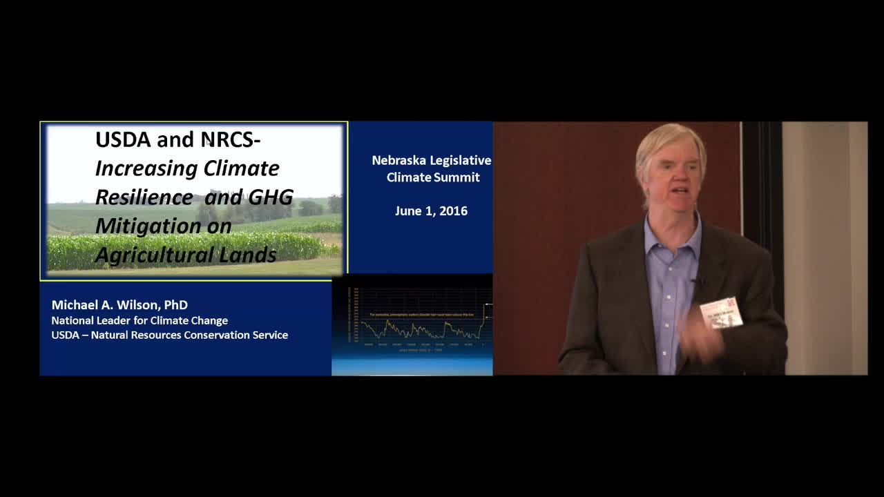  Nebraska Legislature - Special Committee - Climate Change Seminar - NRCS