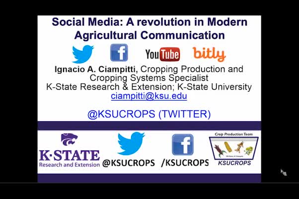 Social media: A revolution in modern agricultural communication