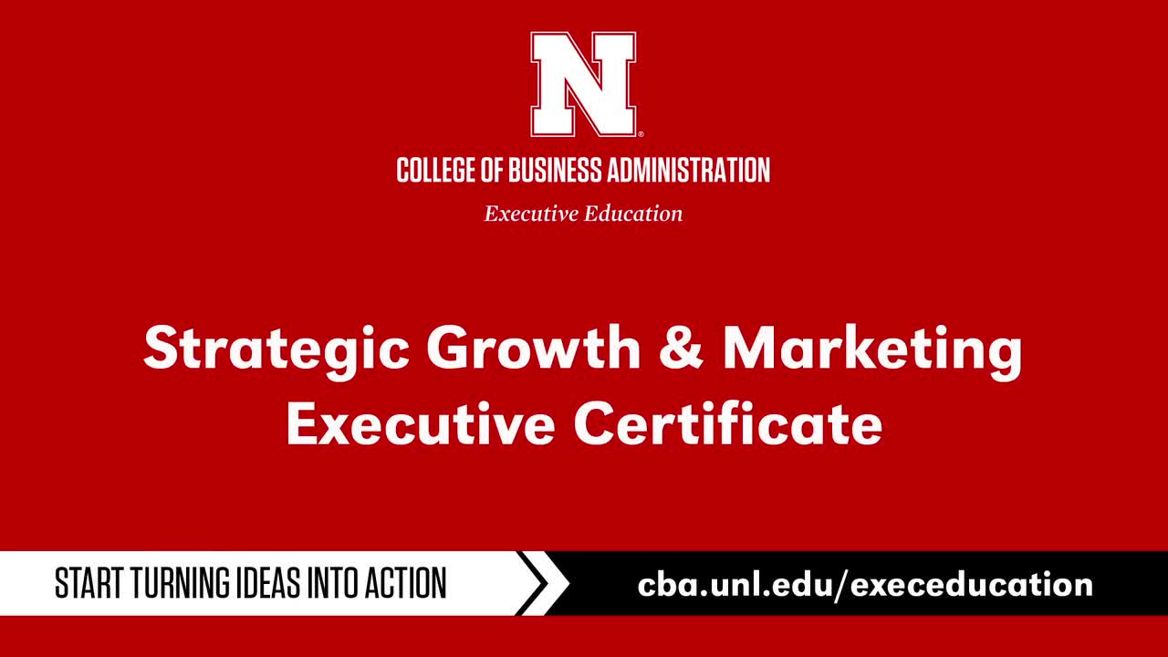Strategic Growth and Marketing Certificate Program