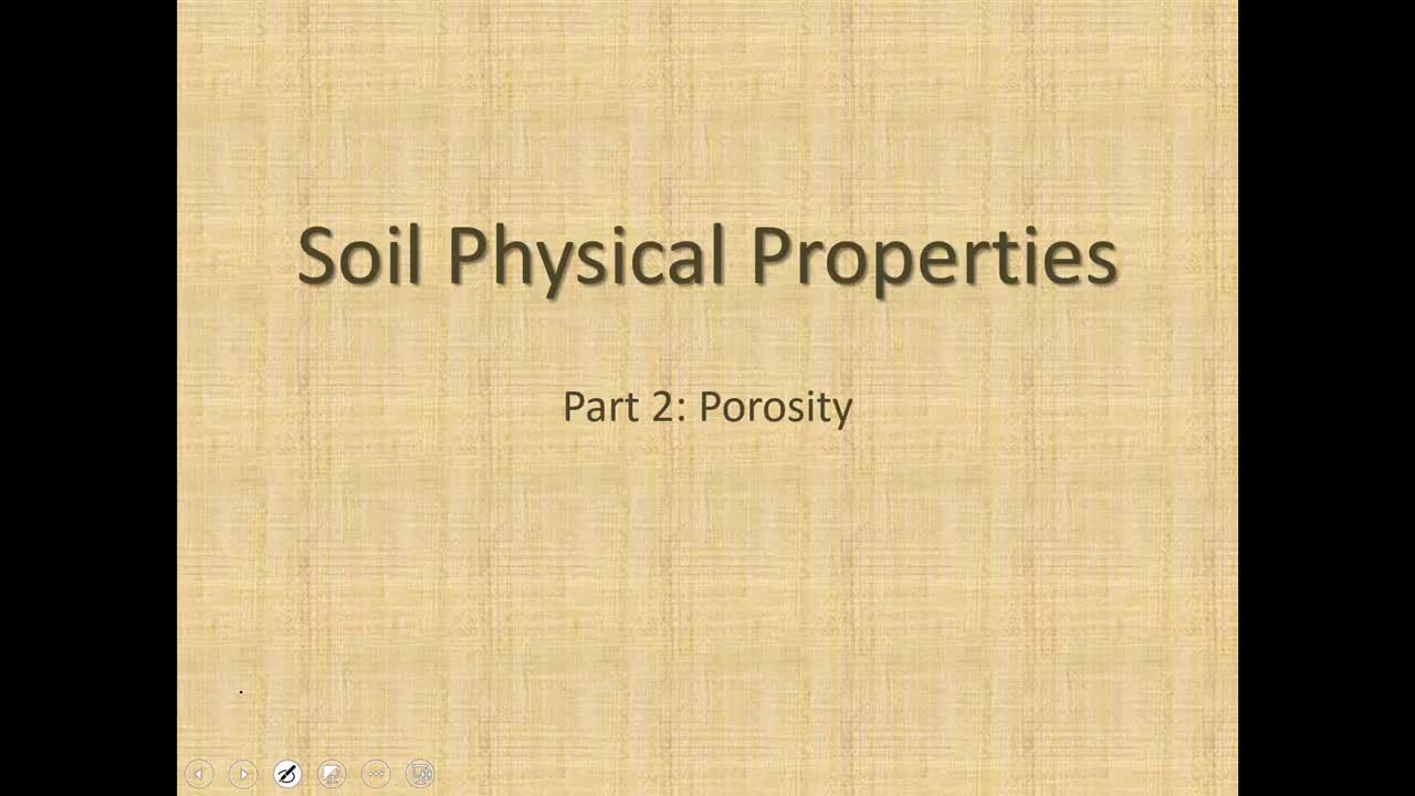 Soil Porosity Calculations