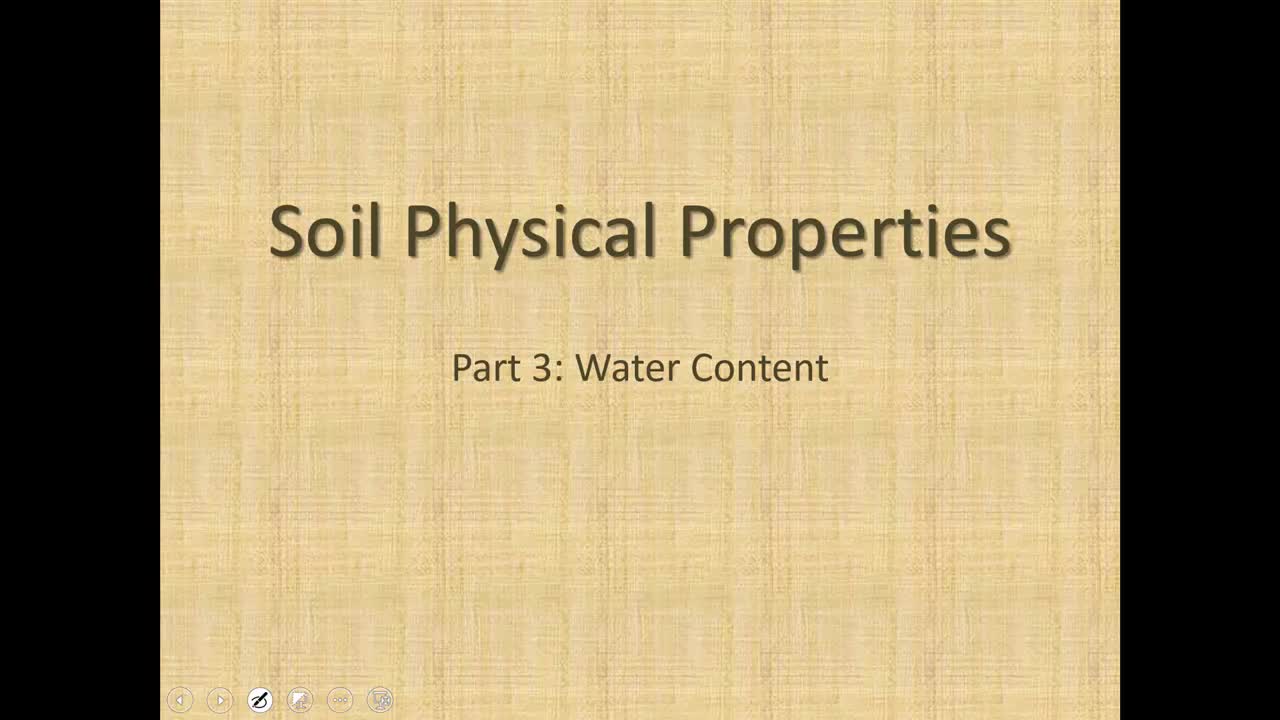 Soil Water Content Calculations