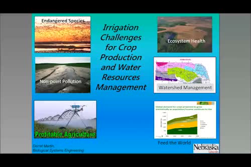 Irrigation challenges for crop production and water resources management