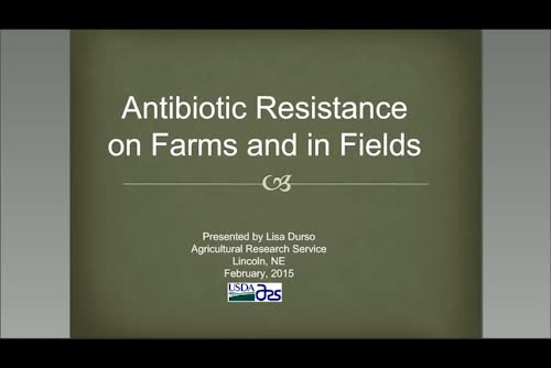 Antibiotic Resistance on Farms and in Fields