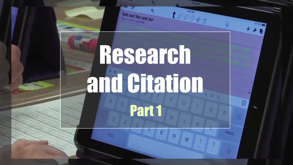 Tech Edge, Mobile Learning In The Classroom - Episode 31, Research and Citation, Part 1