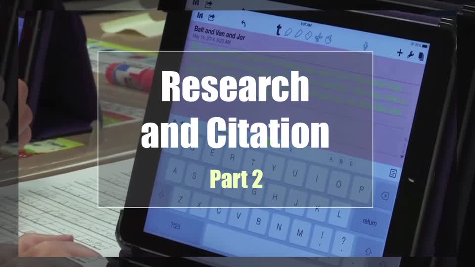 Tech Edge, Mobile Learning In The Classroom - Episode 32, Research and Citation, Part 2
