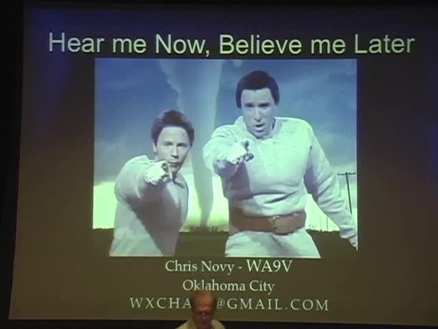 CPSWS 2012 - Hear Me Now, Believe Me Later: Severe Weather Safety
