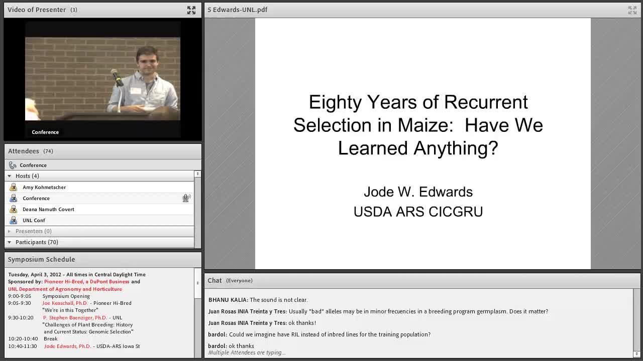 Eighty Years of Recurrent Selection in Maize: Have We Learned Anything? (2012)