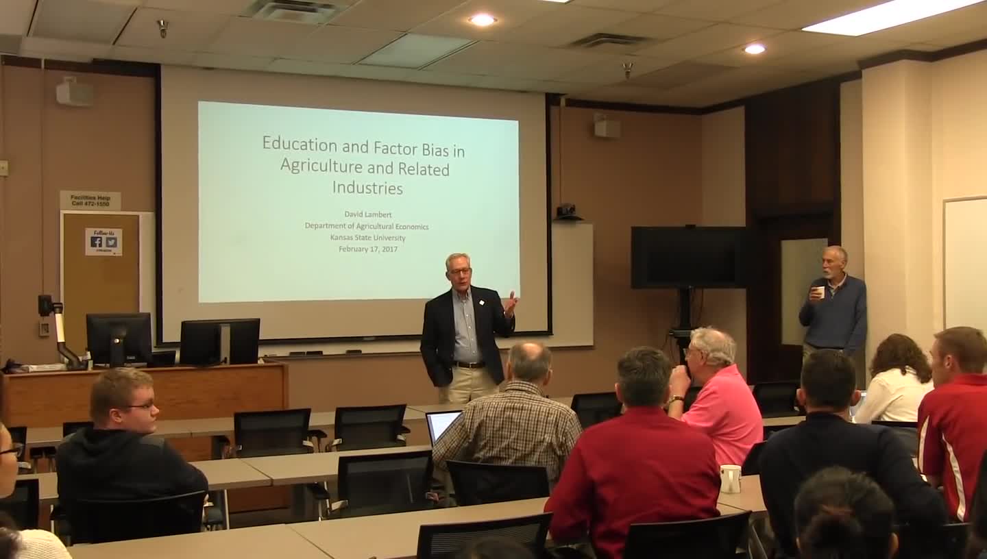 Education and Factor Bias in Agriculture and Related Industries