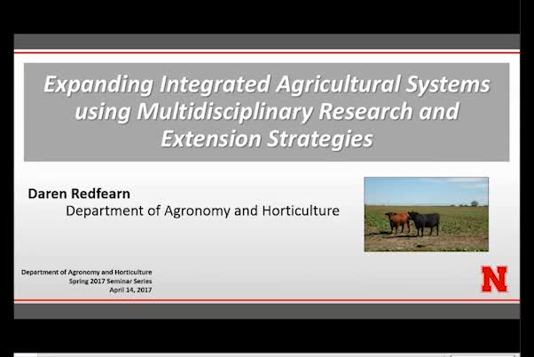 Expanding integrated agricultural systems using multidisciplinary research and extension strategies
