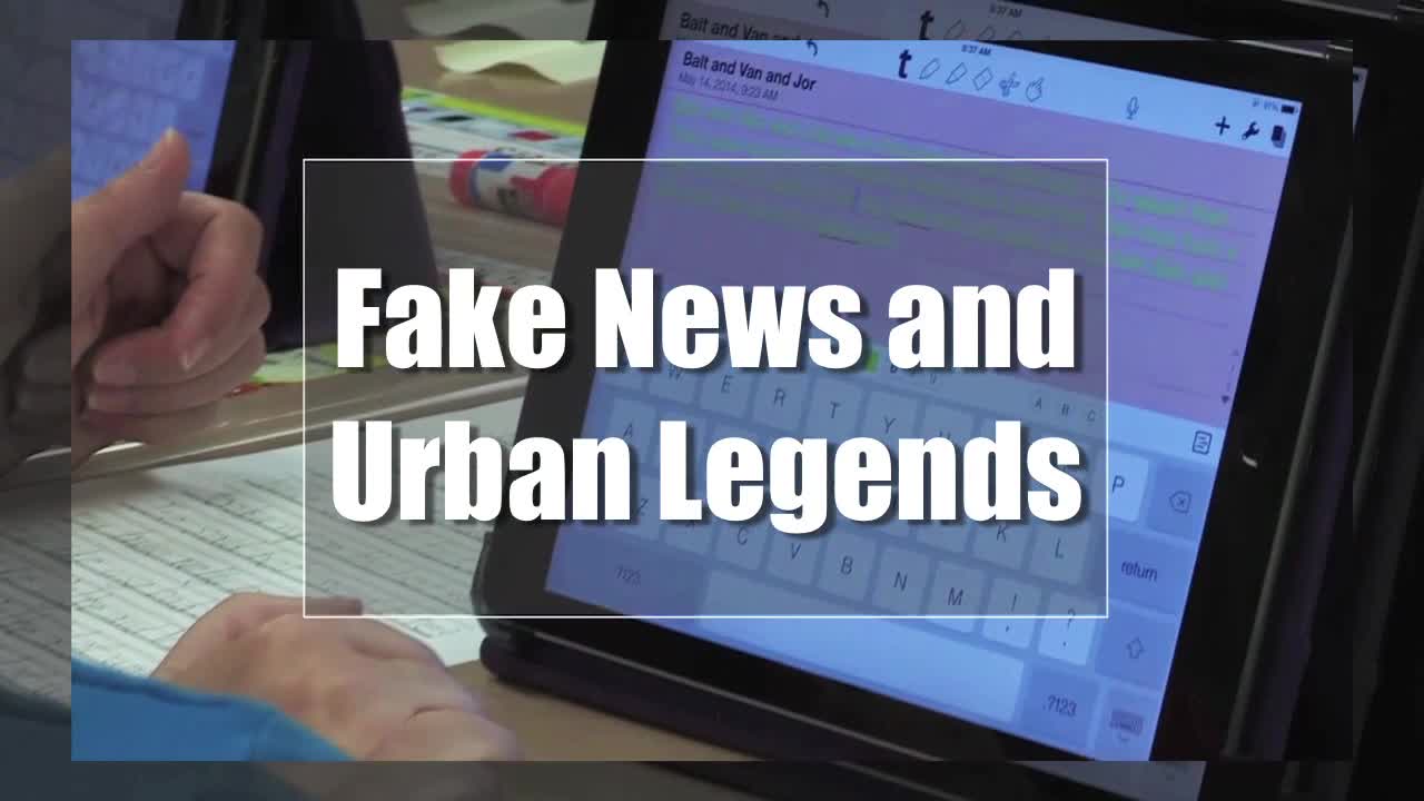 Tech Edge, Mobile Learning In The Classroom - Episode 62, Fake News and Urban Legends