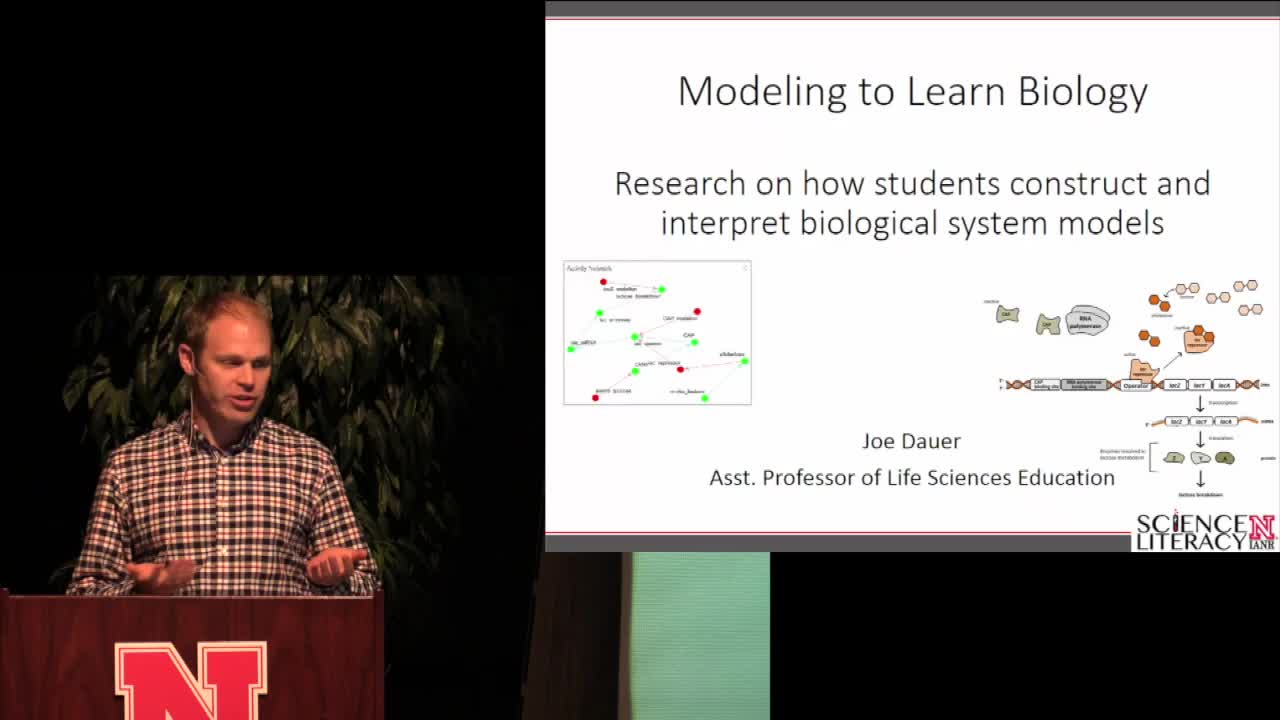 Joe Dauer - Modeling to Learn Biology