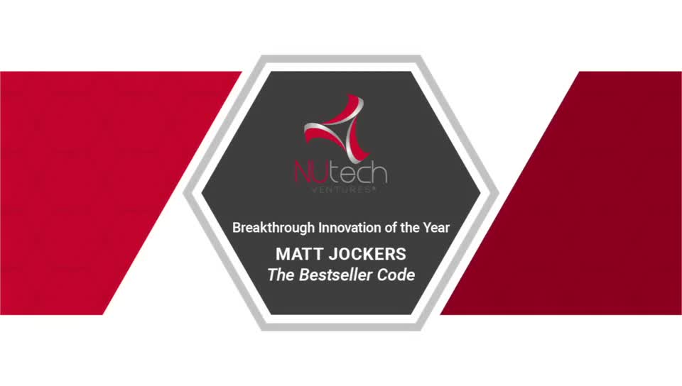 Breakthrough Innovation of the Year – Matt Jockers – Bestseller Code 