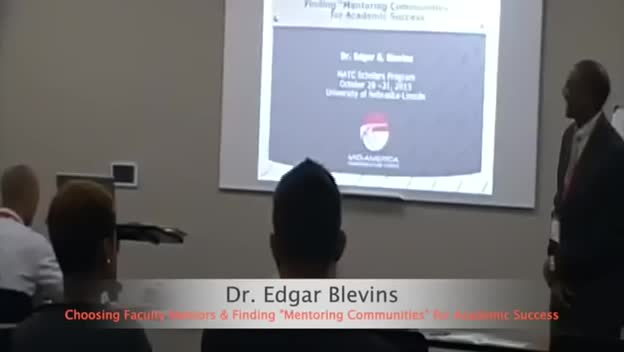 2015 MATC Scholars Program: Dr. Edgar Blevins