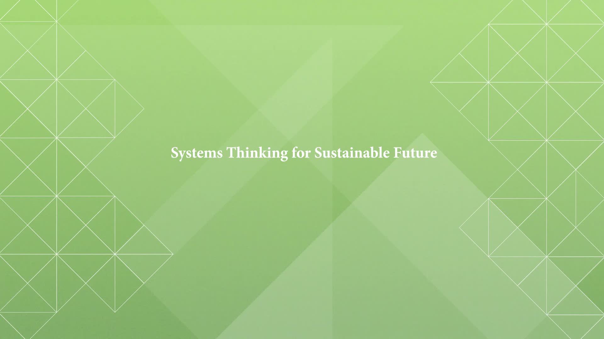CA Intro: Systems Thinking