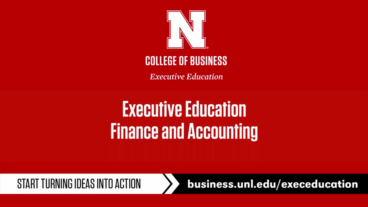Executive Education: Finance and Accounting 