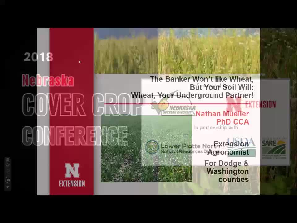 2018 Nebraska Cover Crop Conference - Segment 1 -  Nathan Mueller and Justin McMechan