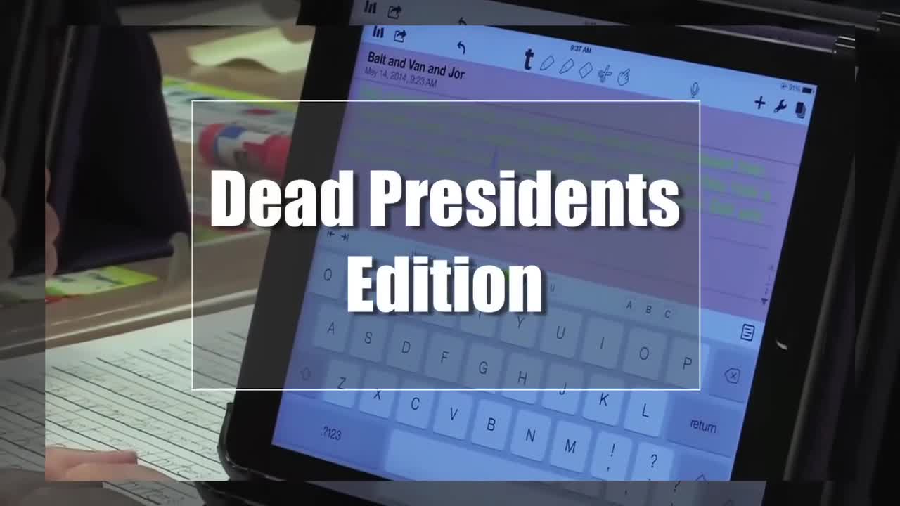 Tech Edge, Mobile Learning In The Classroom - Episode 82, Dead Presidents Edition