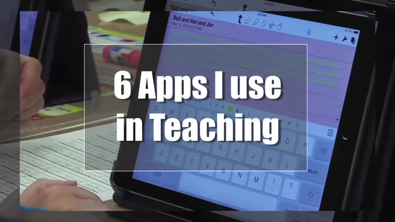 Tech Edge, Mobile Learning In The Classroom - Episode 84, 6 Apps I use in Teaching