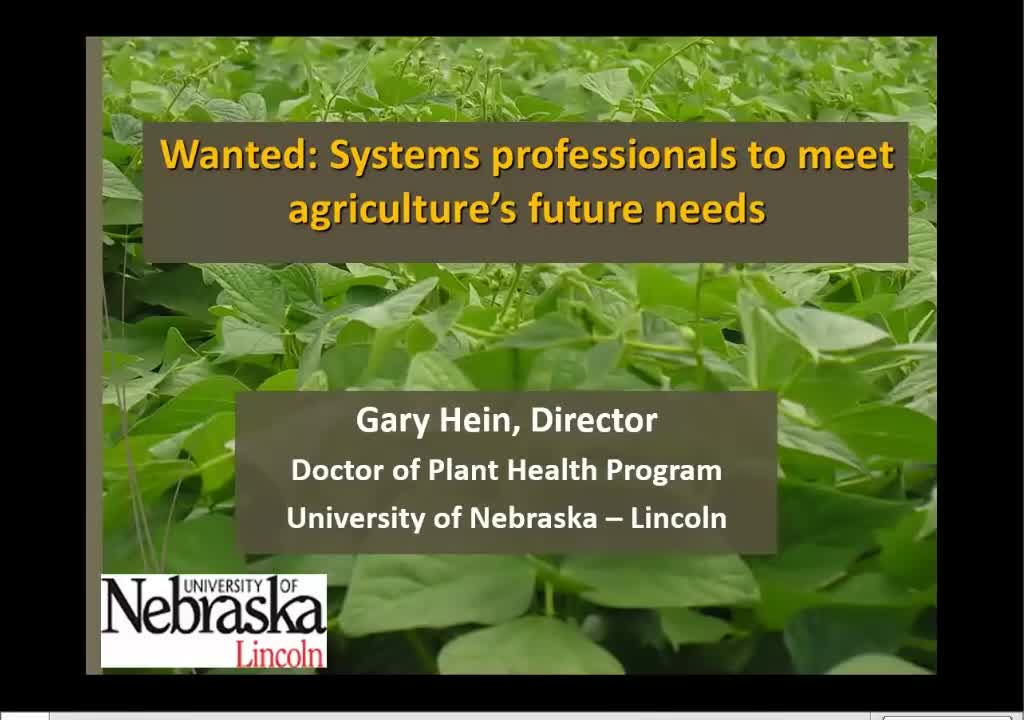 Wanted: Systems professionals to meet agriculture’s future needs 