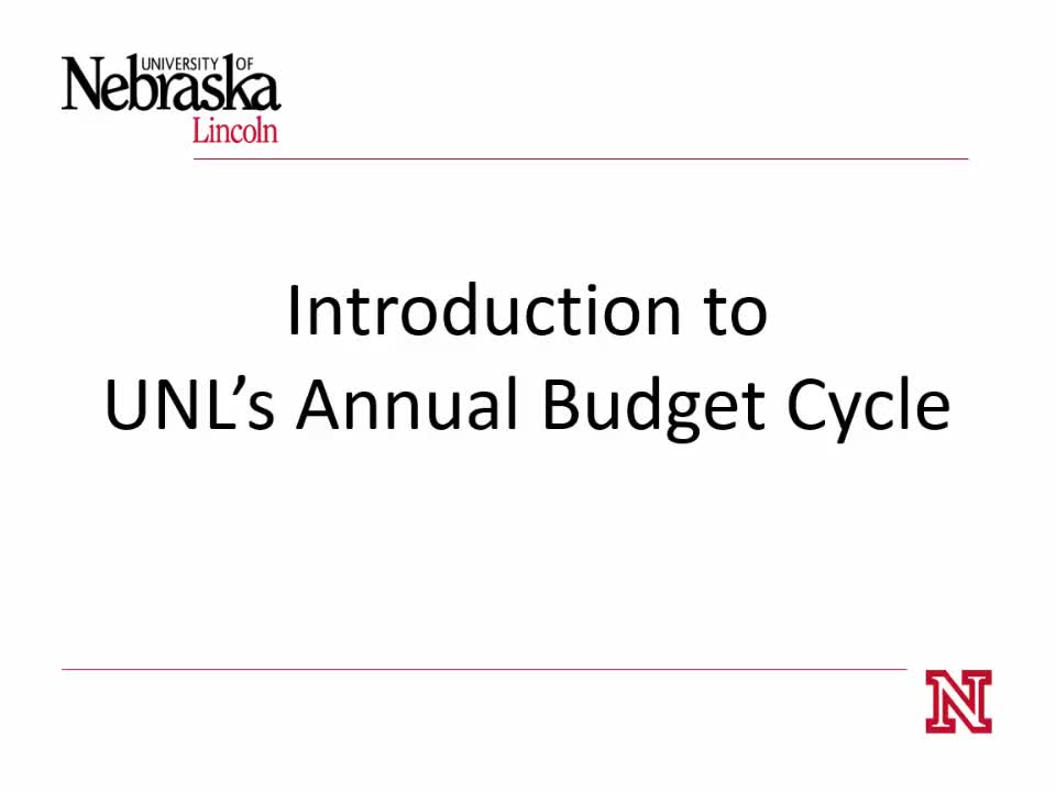 Budget: Introduction to Annual Budget Cycle